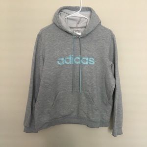 Adidas hoodie grey size XL